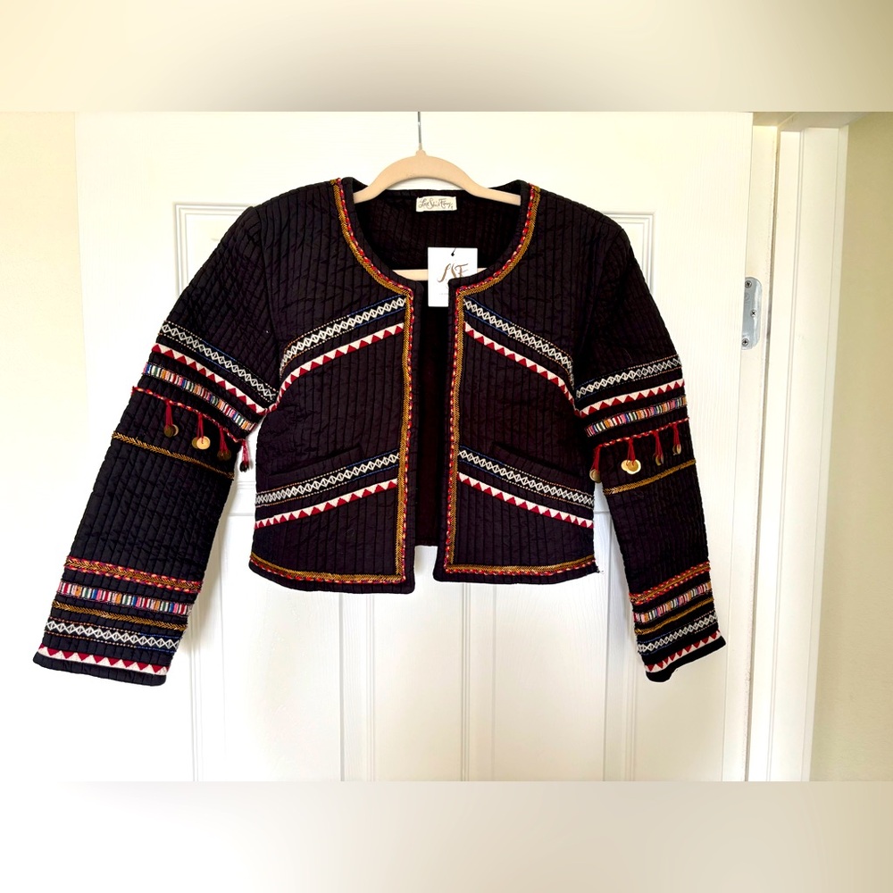 Embroidered Jacket, Love Shack Fancy, NWT! - Picture 6 of 11